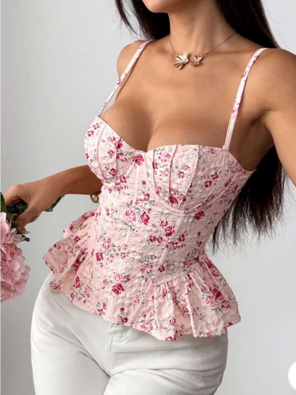 Floral Corset Top